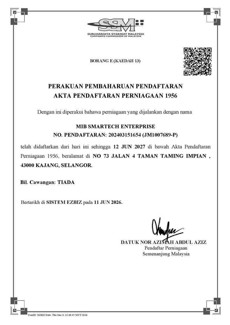 SSM Business Registration