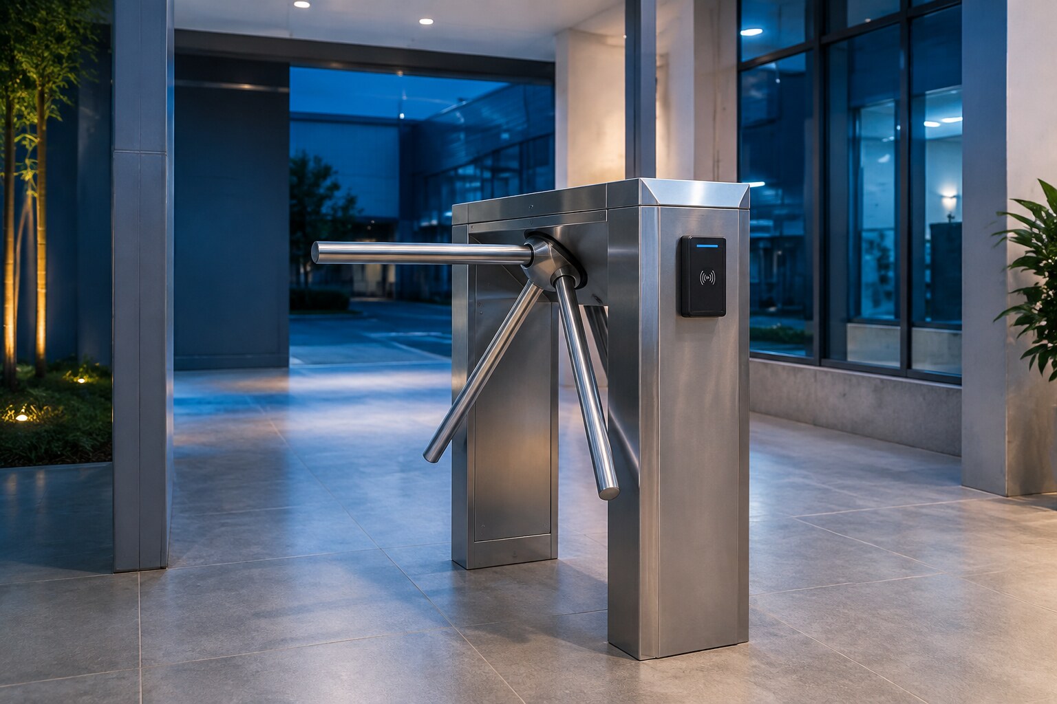 Tripod Turnstile pedestrian access-control equipment