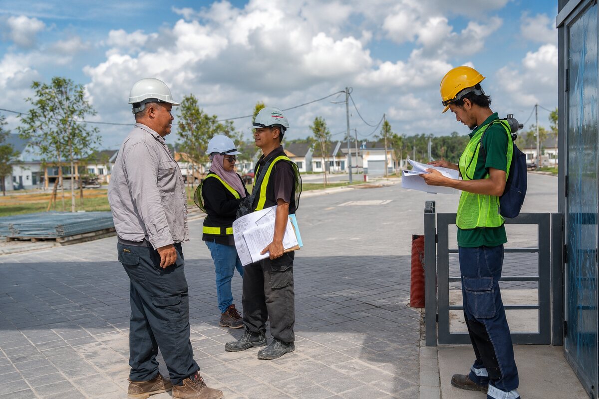 MIB Smartech team carrying out a site assessment for a security-system project